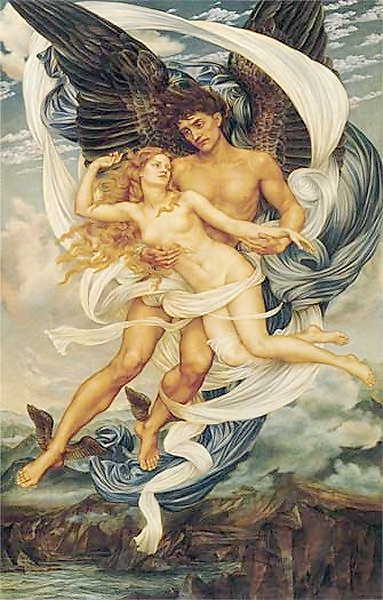 Morgan, Evelyn De - Boreas And Oreithyia, 1896